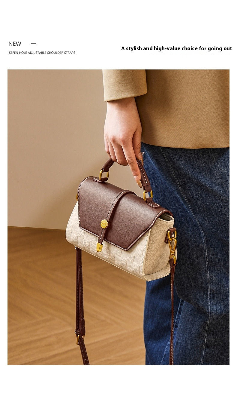 Light Luxury Premium Handbag Genuine Leather Crossbody