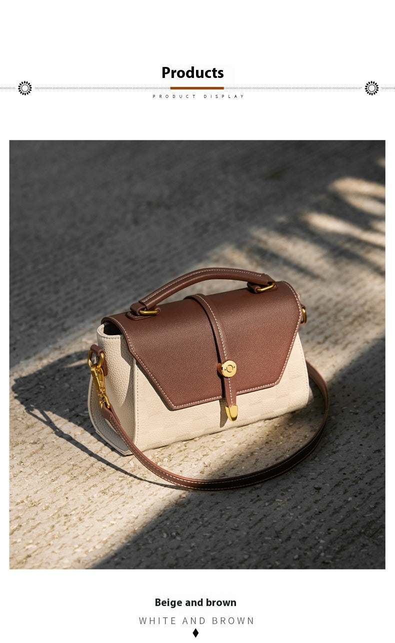 Light Luxury Premium Handbag Genuine Leather Crossbody
